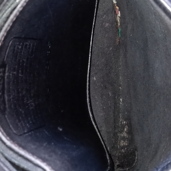 COACH VINTAGE ANDREA SLIM BLACK LEATHER HOBO - Picture 5 of 7